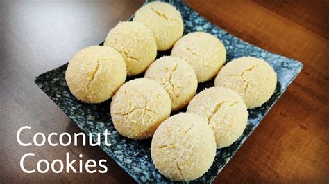 Coconut Cookies No Butter Bakery Style Coconut Cookies With Or