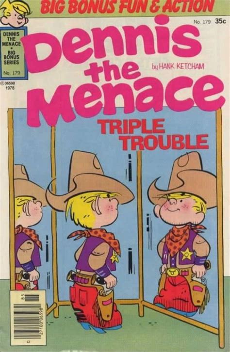 Dennis The Menace Bonus Magazine Series 179 Triple Trouble Issue