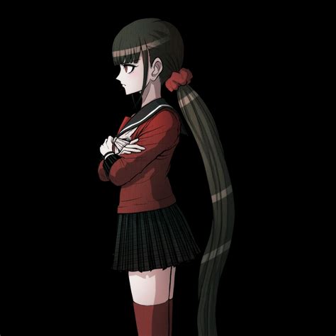 Изображение Maki Harukawa Halfbody Sprite 01 Debatepng