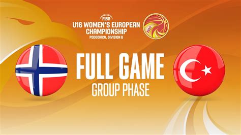 Norway V Turkey Full Basketball Game FIBA U Women S European Championship FIBA U