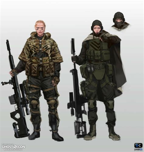 Artstation Ghost Recon Breakpoint Character Concept Art Lucille