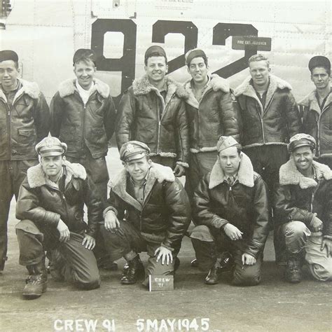 Original Usaaf Photograph B 24 Crew