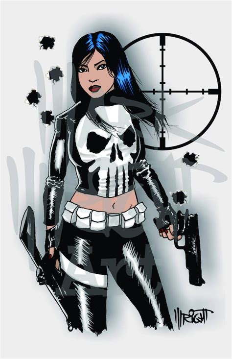 Female Punisher 11 X 17 Art Print
