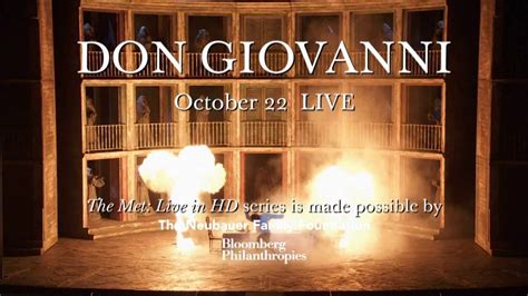 Met Opera Don Giovanni 2016 Trailer Youtube