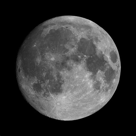 Earths Moon Phase Full Moon Photograph By Lukasz Szczepanski Fine