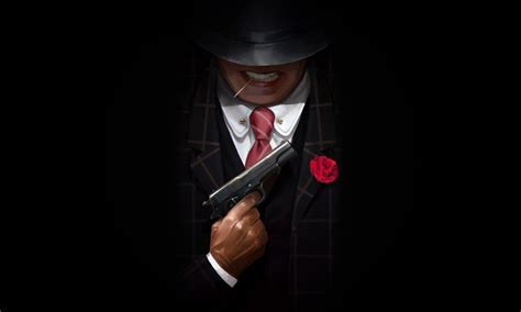 Crime Gun Weapon Gangster Artwork Hd Wallpaper