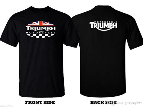 Triumph Motorcycle Classic Logo T Shirt Men Tee Euro From Yusheng999