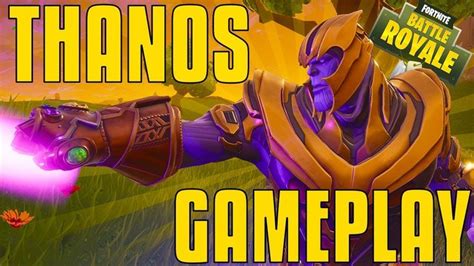 Fortnite Thanos Gameplay Hes Insane New Event Fortnite Gameplay