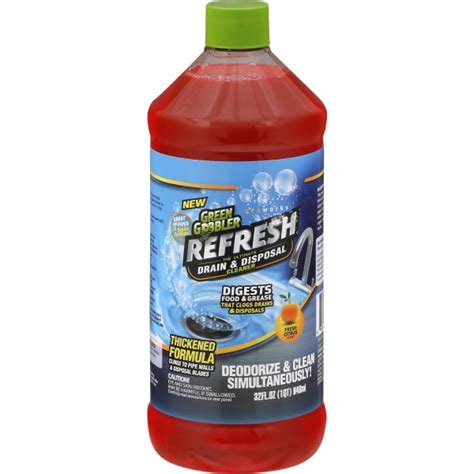 Green Gobblerrefresh Garbage Disposal And Drain Cleaner And Deodorizer