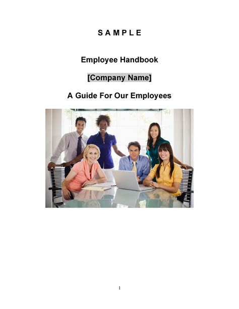 42 Best Employee Handbook Templates And Examples Templatelab