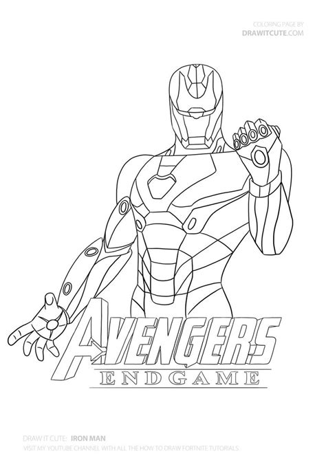 Fortnite Coloring Pages Chapter 2 Season 4 Iron Man  Richard McNary's