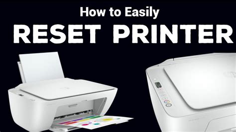 How To Reset Easily HP Deskjet Printer Series Models YouTube