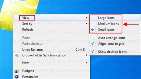 Solved How To Change Desktop Icons Size In Windows 7 8 10