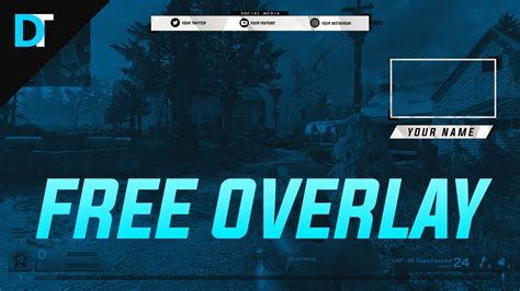 Free Twitch Call Of Duty Overlay Template Download Photoshop Cc