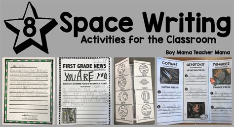 8 Space Writing Activities For The Classroom Boy Mama Teacher Mama