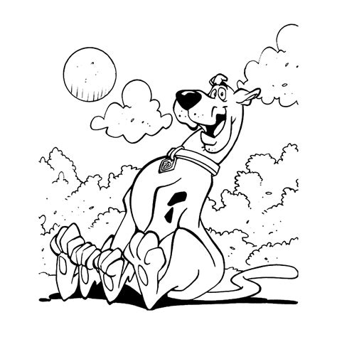 Scooby Doo kleurplaten op KidsCloud