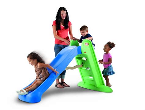 Little Tikes Easy Store Large Slide Kids Backyard Sliding Board