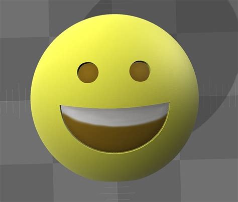 Emoji Smiley Face 3d Model 3d Printable Cgtrader