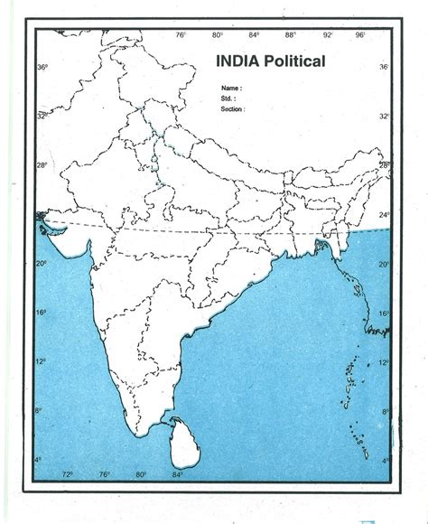 Political Map Of India Indian Political Map Whatsanswer Political