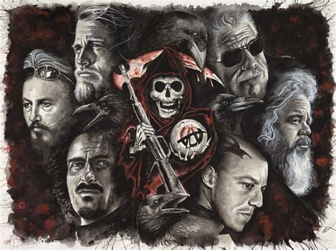Sons Of Anarchy Giclee Ltd Edition Print Etsy