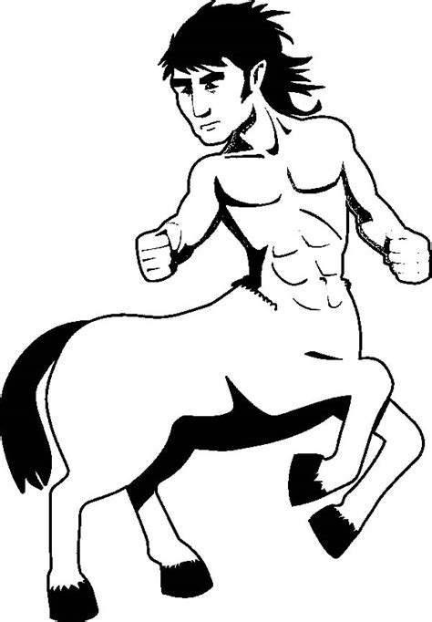 The pictures are large and beautiful, showing centaurs engaged in different activities. How To Draw A Centaur Coloring Page : Kids Play Color