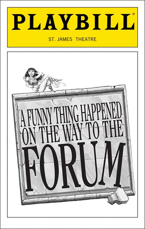 A Funny Thing Happened On The Way To The Forum Broadway St James