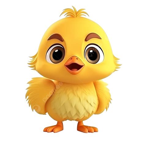 Cute Chick Cartoon Character Crop Out Cartoon Character Cute Png