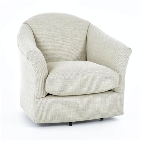 Designers barry dixon and evette ríos go for a spin with these fresh no longer relegated to office furniture, the modern upholstered swivel chair is a fresh take on living. Best Home Furnishings Chairs - Swivel Glide 2878 Darby ...