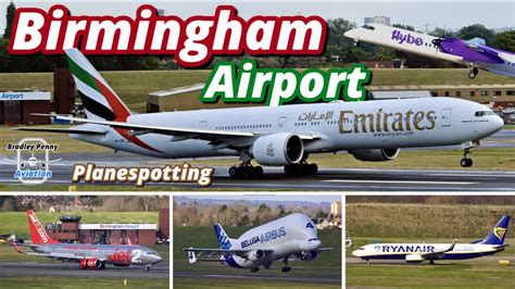 Birmingham Airport Bhx 16 Aircraft In 16 Minutes Busy Day Planespotting Windy Departures