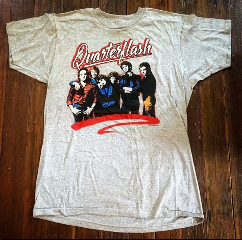 Vintage 80s Quarterflash Single Stitch Concert Tour Tee T Etsy Singapore