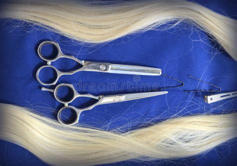 Scissors And Hairbrush Stock Photo Image Of Hairstyle 68154080