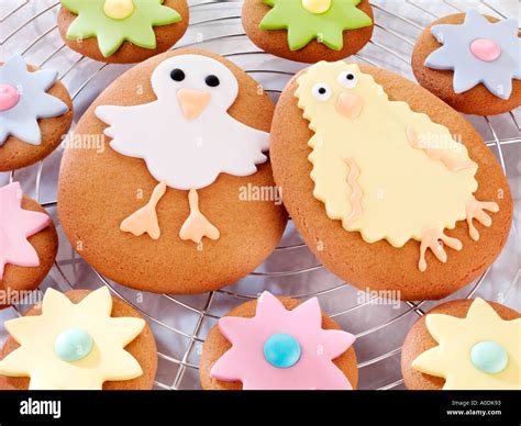 Baking Easter Biscuits Cookies Stock Photo Alamy