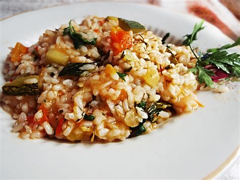 Have you always wondered why you should well, not so much. Tomato, Zucchini and Herb Risotto