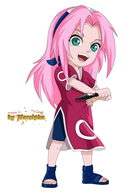 Sakura Chibi By Marcinha20 Filles Naruto Naruto Mignon Personnages