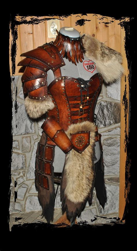 Barbarian Female Leather Armor By Lagueuse On Deviantart Female Armor