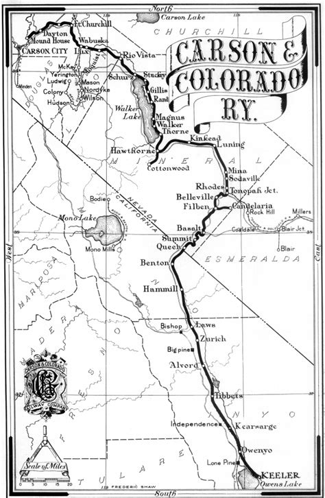The Route Carson And Colorado Railway