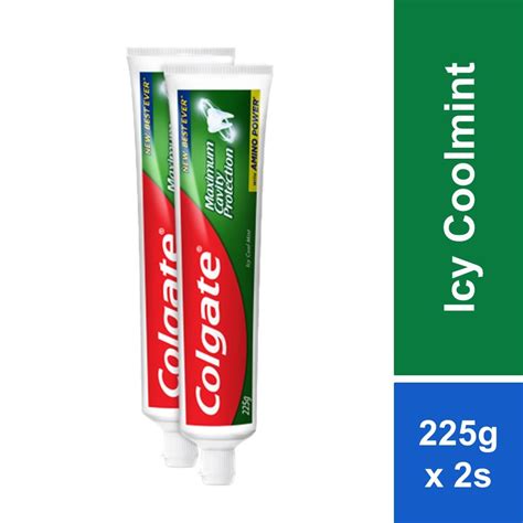 Colgate Maximum Cavity Protection Icy Cool Mint Flavour Toothpaste 225g