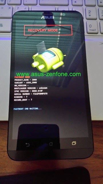 Home > rooting guide > how to root zenfone 2 laser ze500kl in 2min. Zenfone 2 How to Enter Recovery, Wipe Data, Wipe Cache ...