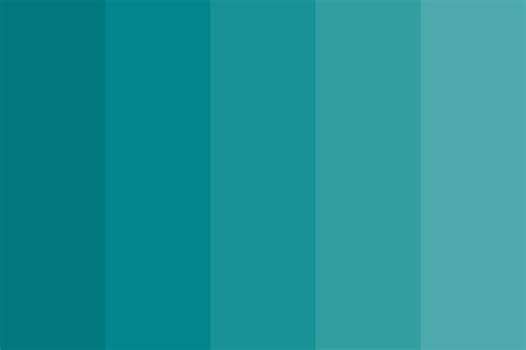 Turquoise Lake Procreate Palette 30 Hex Color Codes Instant Digital