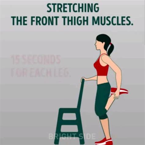 Stretching The Front Thigh Muscles By Kelly R Exercise How To Skimble