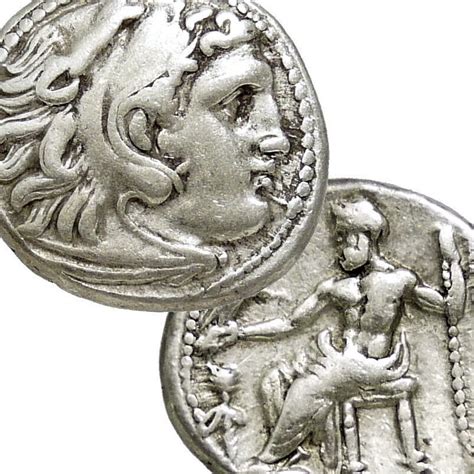 Alexander The Great Herakles Zeus Rare Wthyrsos Xf Ancient Etsy