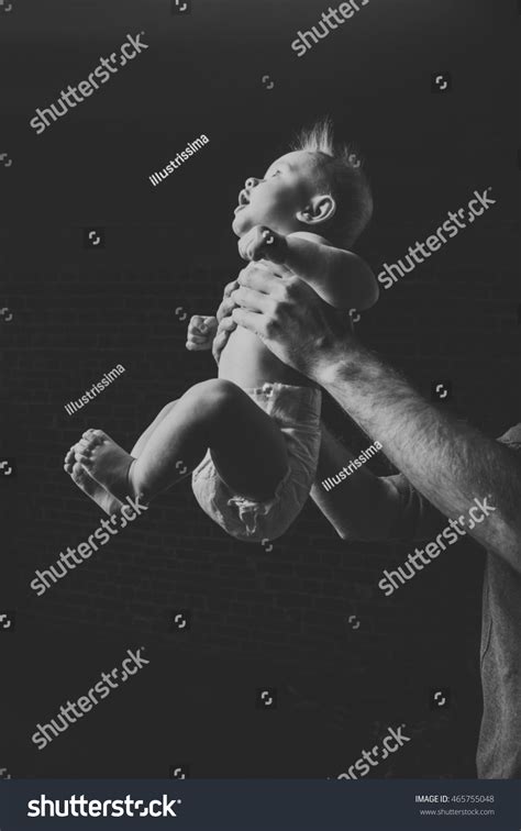 Naked Father Son Diaper Stock Photo 465755048 Shutterstock