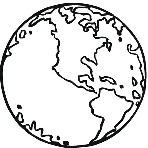 Earth Black And White Drawing Free Download On Clipartmag