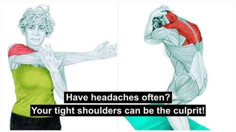 10 Shoulder Stretches To Loosen Your Tight Shoulders Tight Shoulders