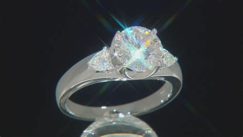 Platineve Moissanite Fire Ring Mos508
