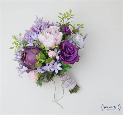 Flowers eat up a big chunk of the wedding budget, so today i'm showing you how you can make your own corsages for whoever needs one. Boho Bouquet, Purple, Lavender, Wildflower Bouquet, Light ...