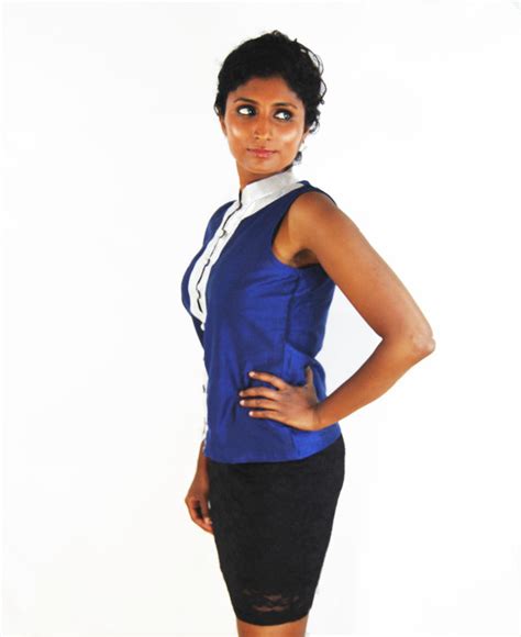 Buy Designer Royal Mandarin Silk Top For Women Online Kahini Fashion