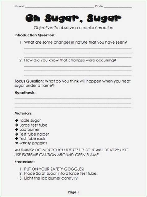 Bill nye & chemical reactions name: Bill Nye Chemical Reactions Worksheet New Bill Nye ...