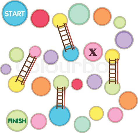 Illustration Of A Blank Boardgame Stock Vector Colourbox