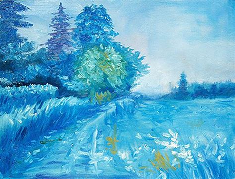 Blue Landscape Paintings